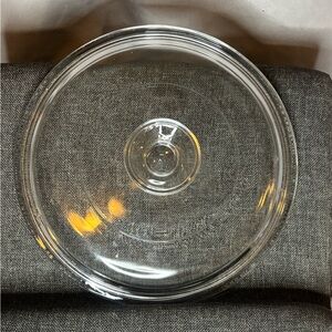 Vintage Pyrex G-5-C Transparent Glass Serving Dish Lid